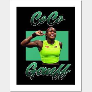 coco gauff Posters and Art